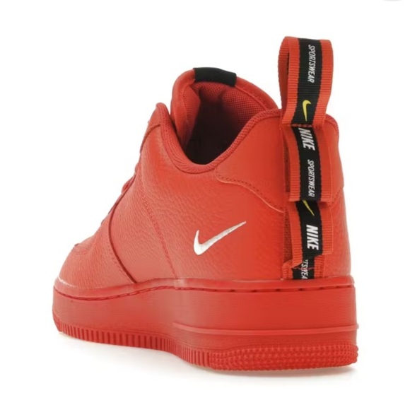 Nike Air Force Ones Low Utility Team Orange Size 11 NEW - Picture 2 of 16